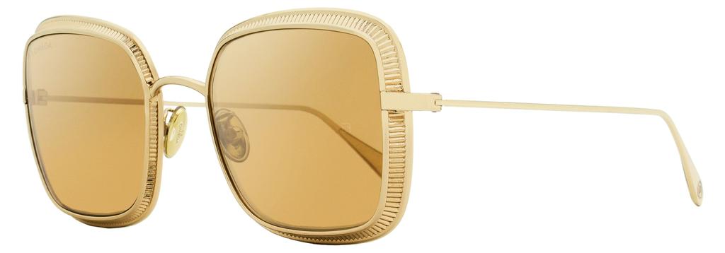 Omega Omega Women's Square Sunglasses OM0017H 33G Gold 54mm