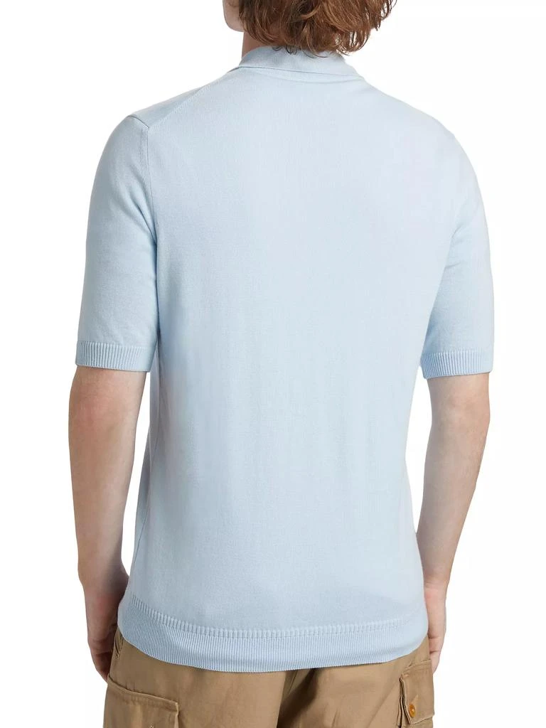 Saks Fifth Avenue COLLECTION Johnny Collar Polo 5