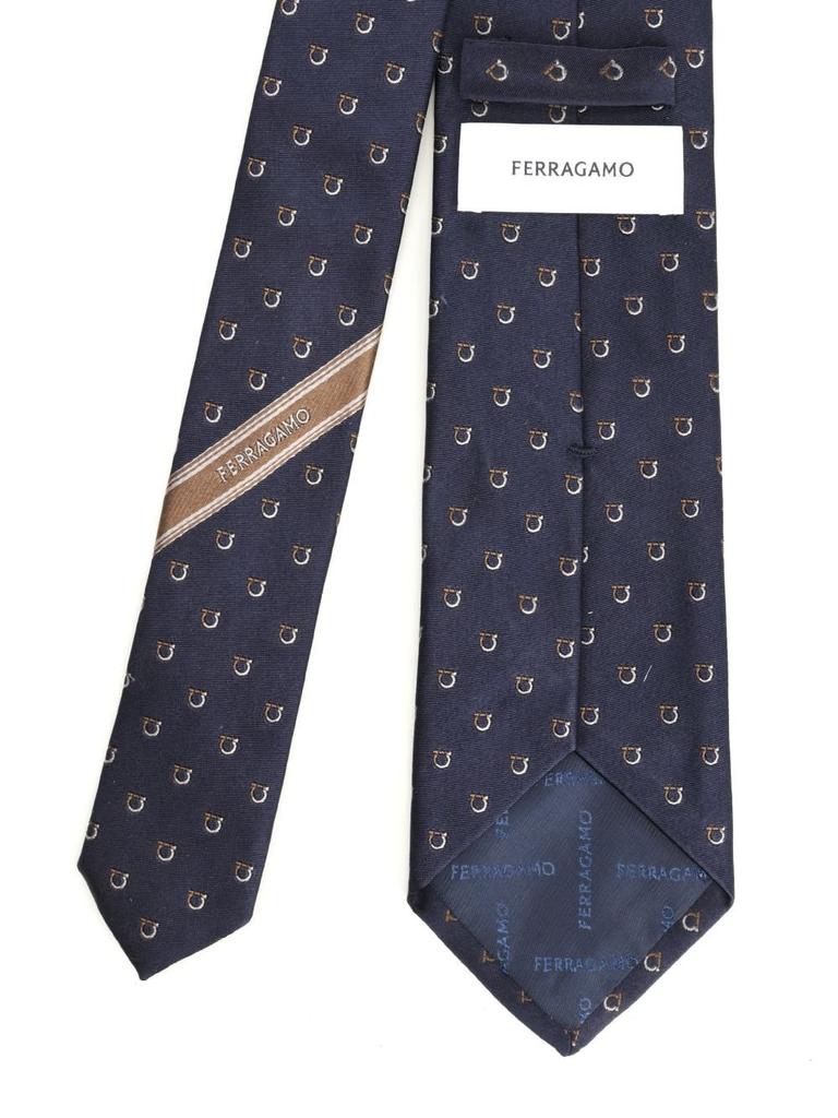 Salvatore Ferragamo Ferragamo Gancini Jacquard Tie