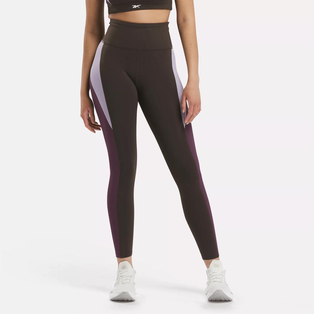 Reebok Women's Lux High-Rise Colorblock Leggings