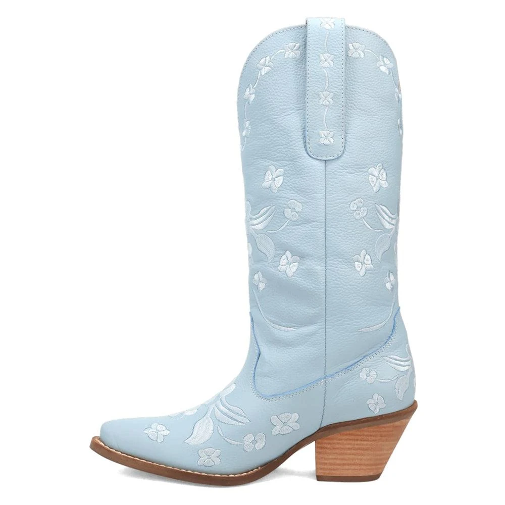 Dingo Love Bug Floral Embroidered Snip Toe Cowboy Boots 3