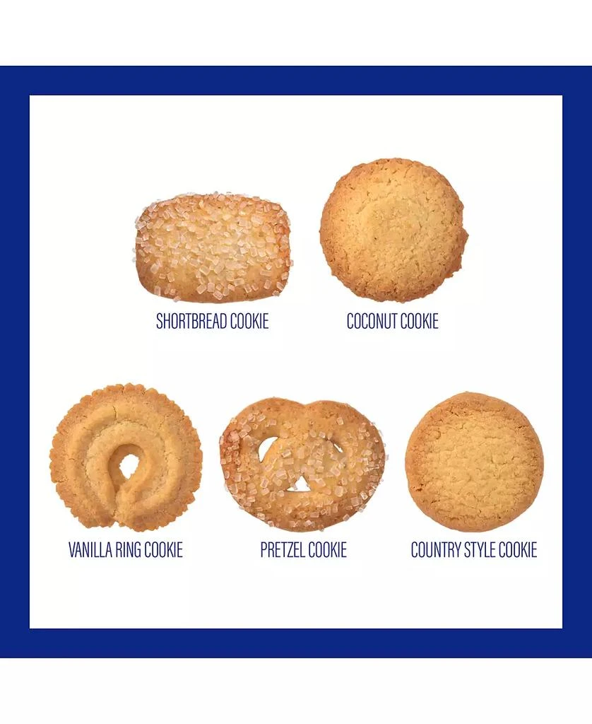 Bisca Danish Butter Cookie Tin, 3 lbs. 6