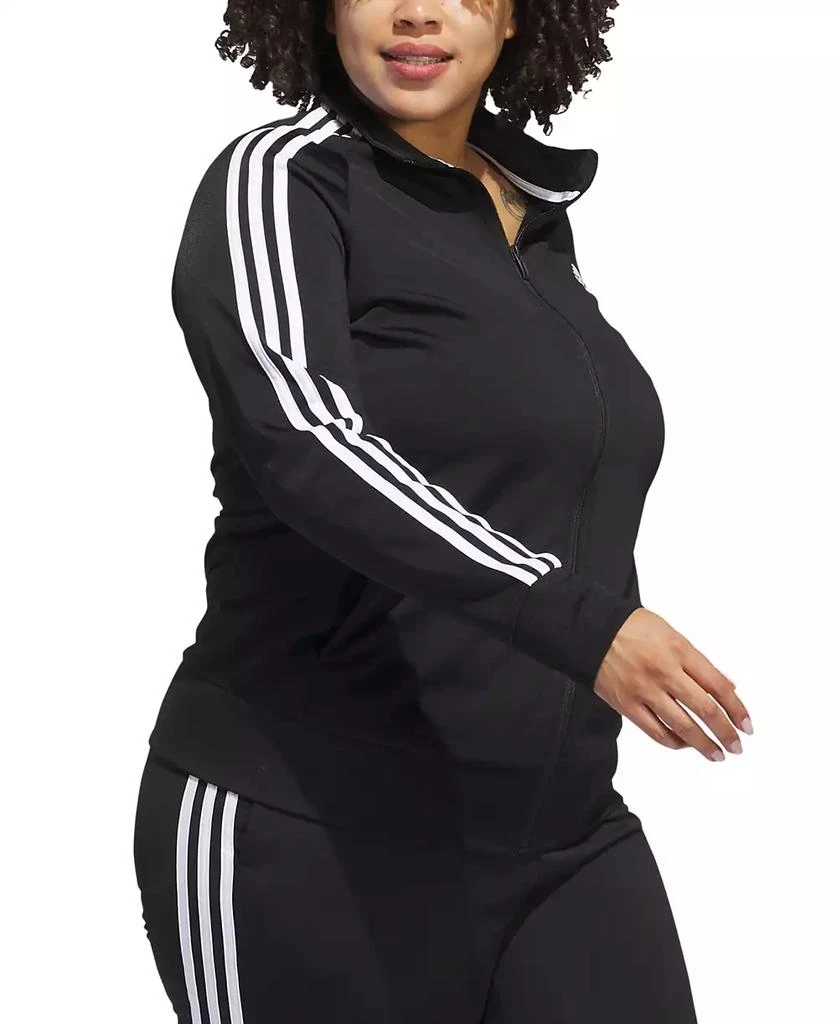 adidas Women's 3-Stripe Tricot Track Jacket, XS- 5