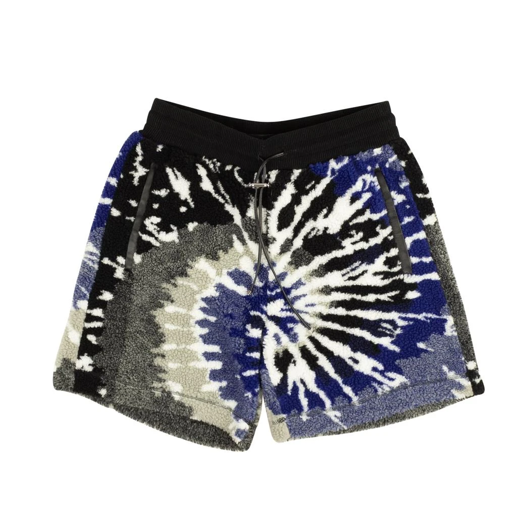 AMIRI Amiri Tie Dye Polar Fleece Shorts - Blue/Black 1