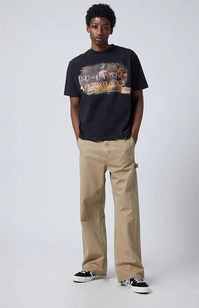 PacSun Tan Extreme Baggy Carpenter Jeans 5