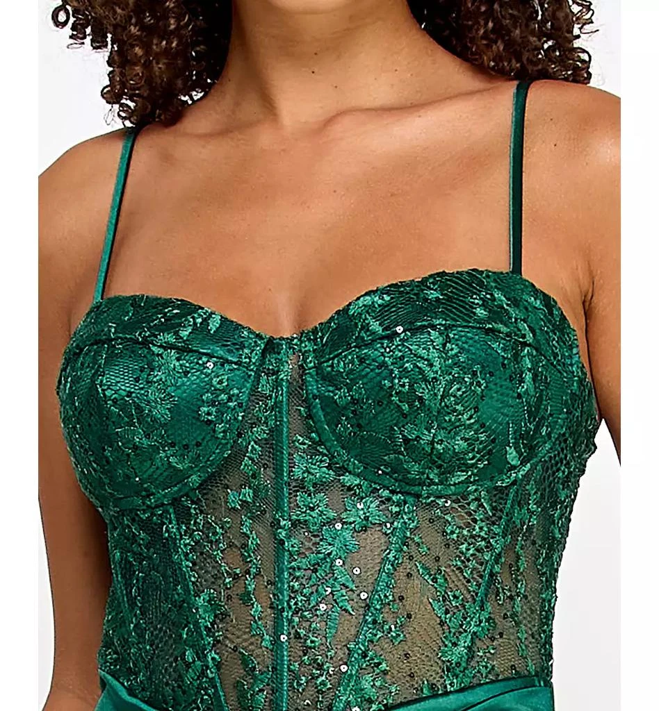 B Darlin Juniors' Lace Corset Gown, Created for Macy's 9