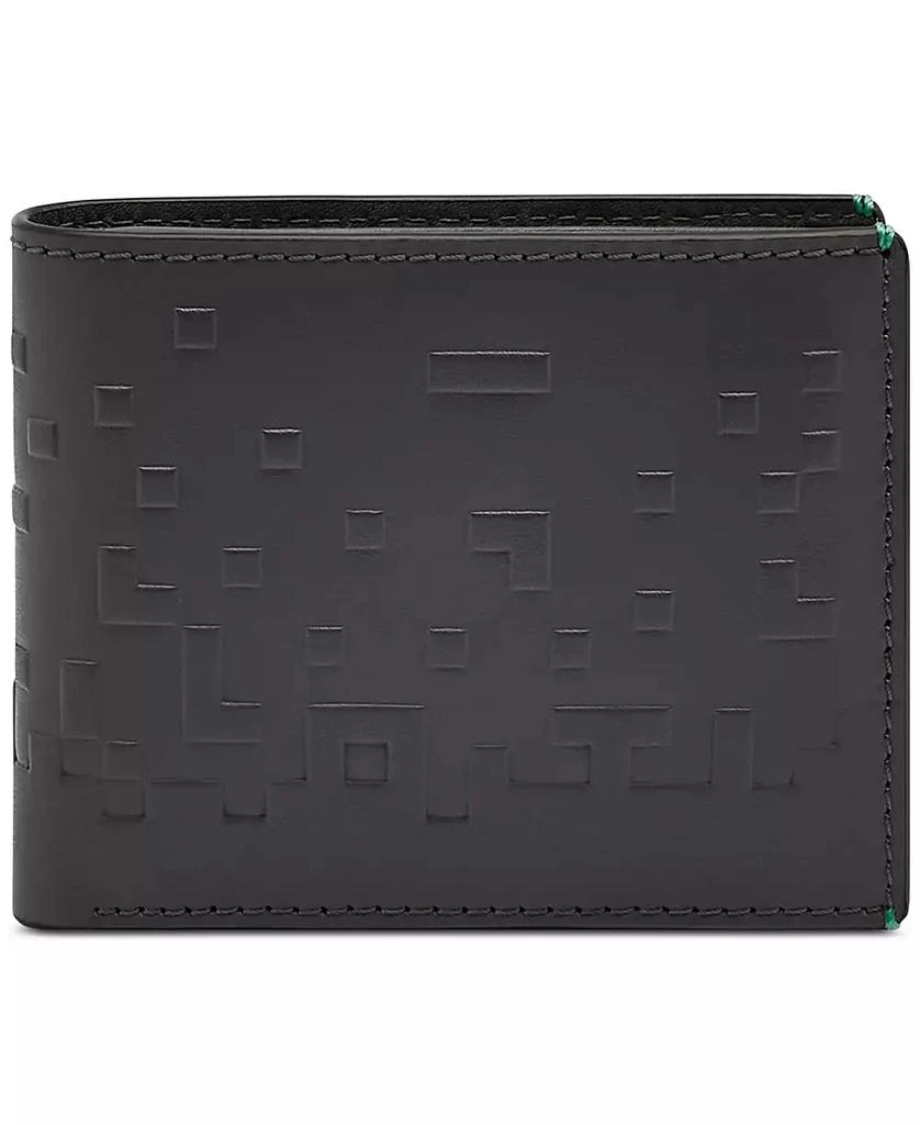 Fossil Men's Minecraft x Fossil Special Edition Embossed Leather Pass Case 1
