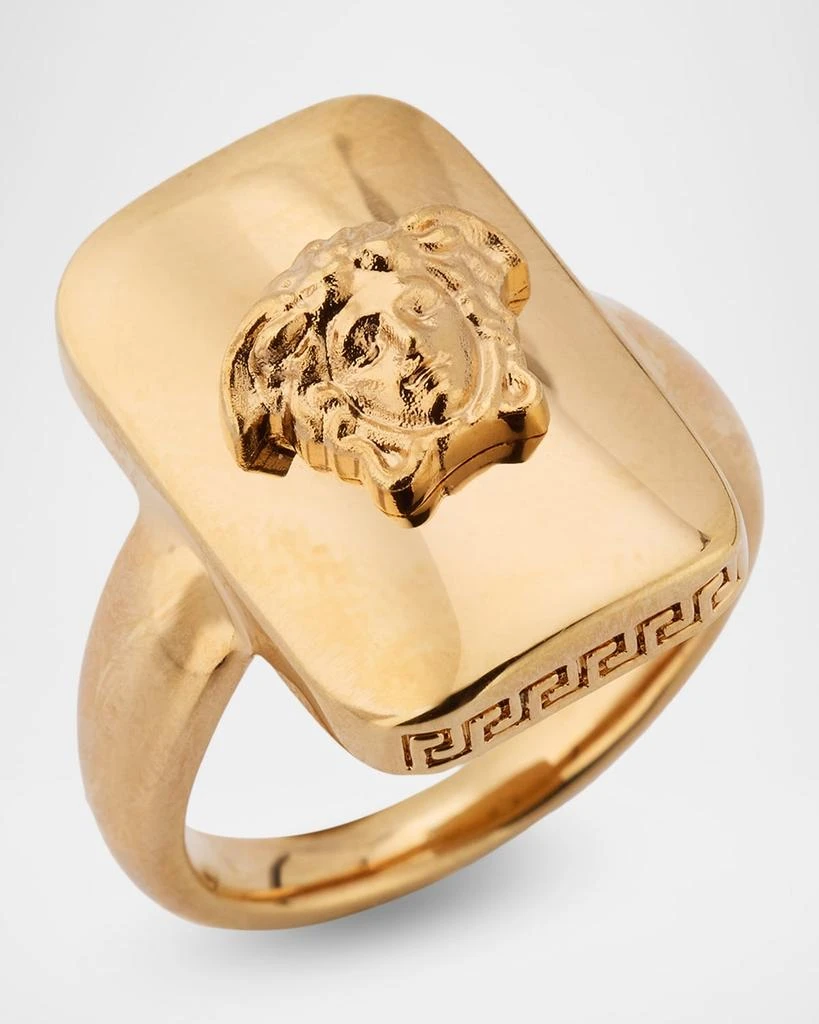 Versace Men
s Medusa Rectangular Signet Ring 3