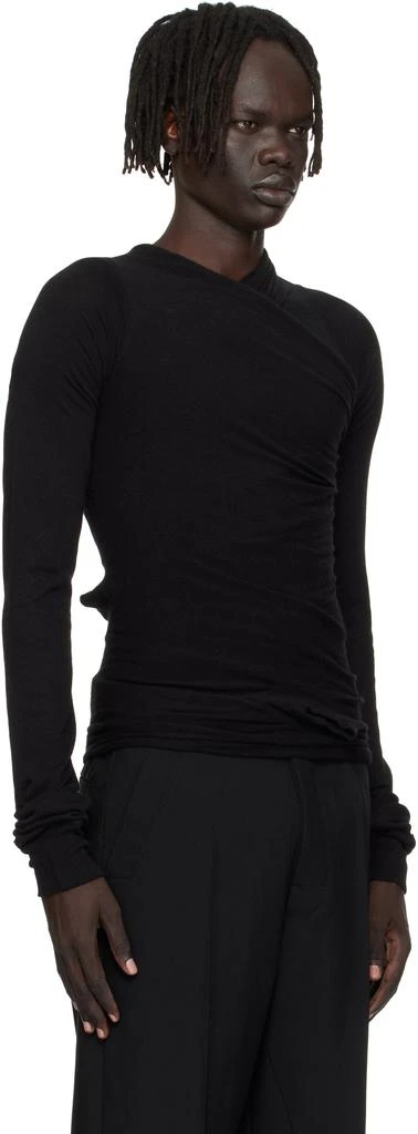 Rick Owens Black Concordians Hollywood Banana LS T-shirt 2