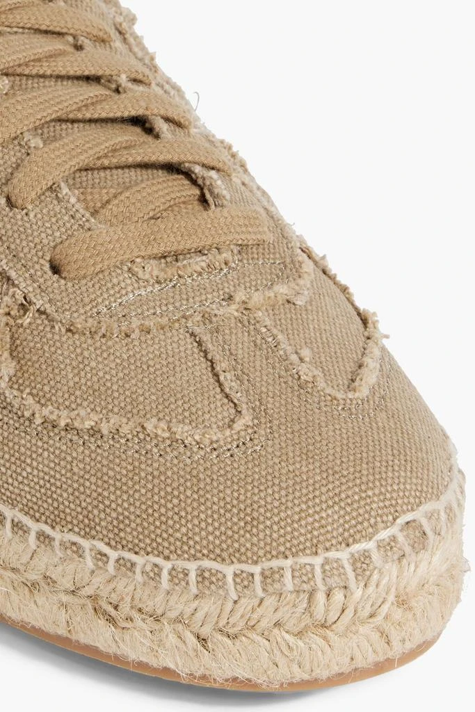 MAISON MARGIELA Replica frayed canvas espadrille sneakers 4