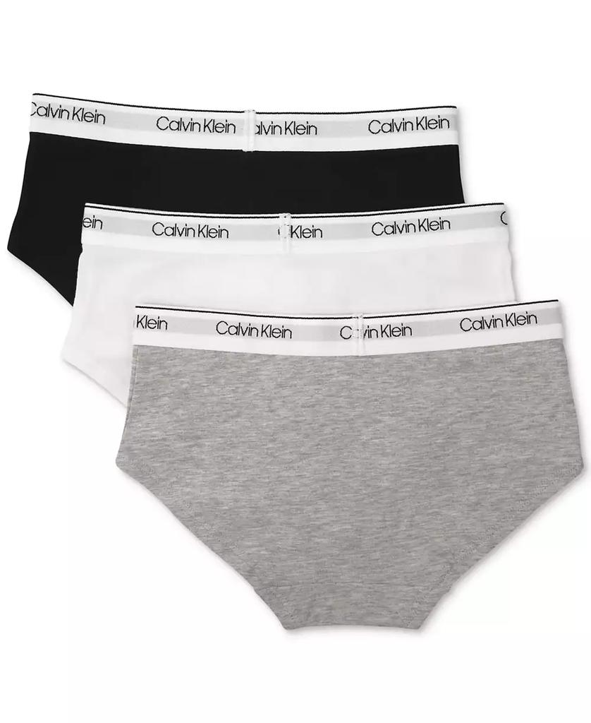 Calvin Klein 3-Pk.  Hipster Underwear, Little & Big Girls