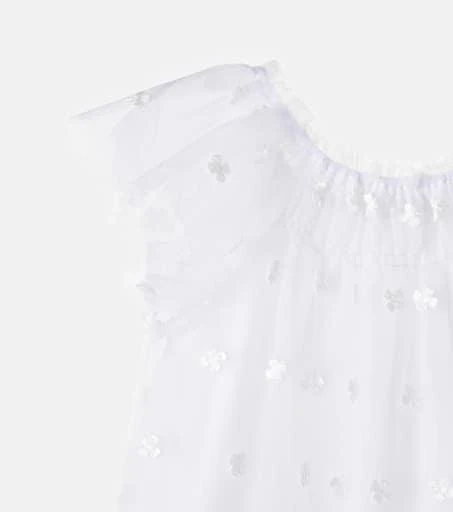 Bonpoint Lisabeth embroidered tulle dress 3