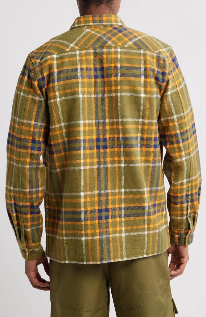 Billionaire Boys Club Desert Plaid Flannel Button-Up Overshirt 2