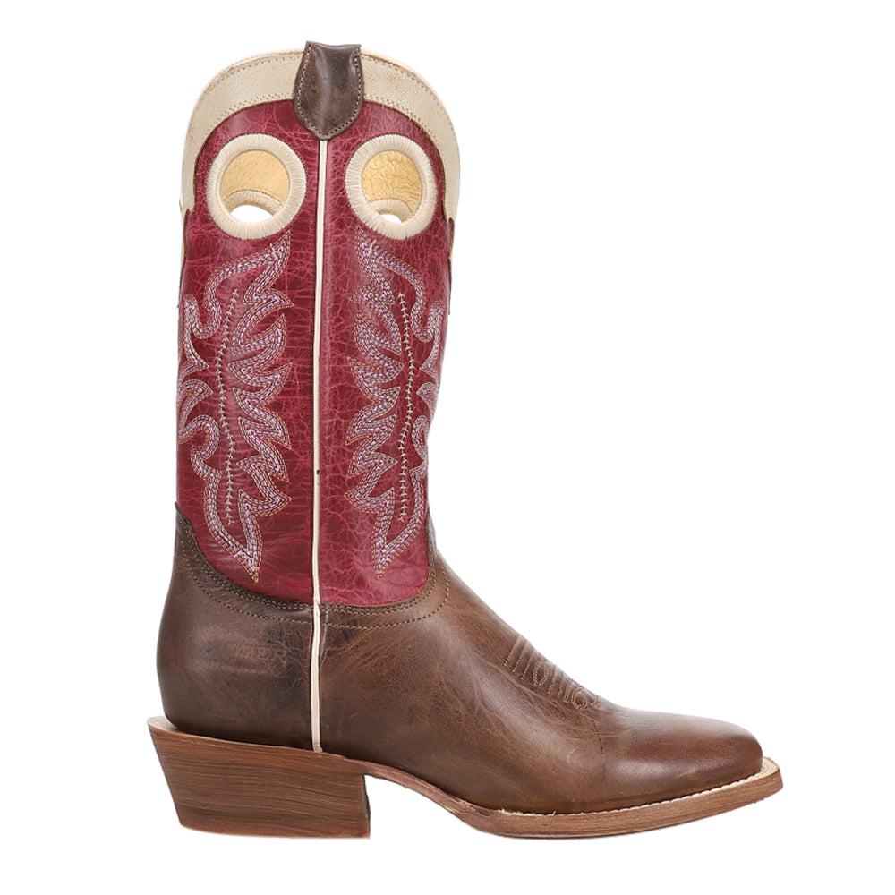 Roper Ride 'em Cowgirl Embroidered Square Toe Cowboy Boots