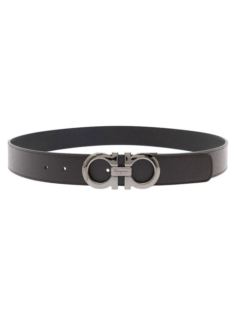 Salvatore Ferragamo Salvatore Ferragamo Reversible And Adjustable Hooks Belt 1