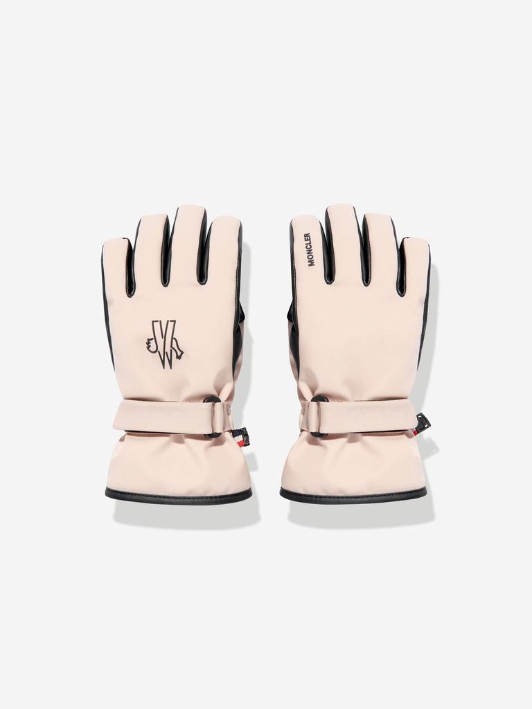 Moncler Moncler Enfant Girls Grenoble Ski Gloves in Pink