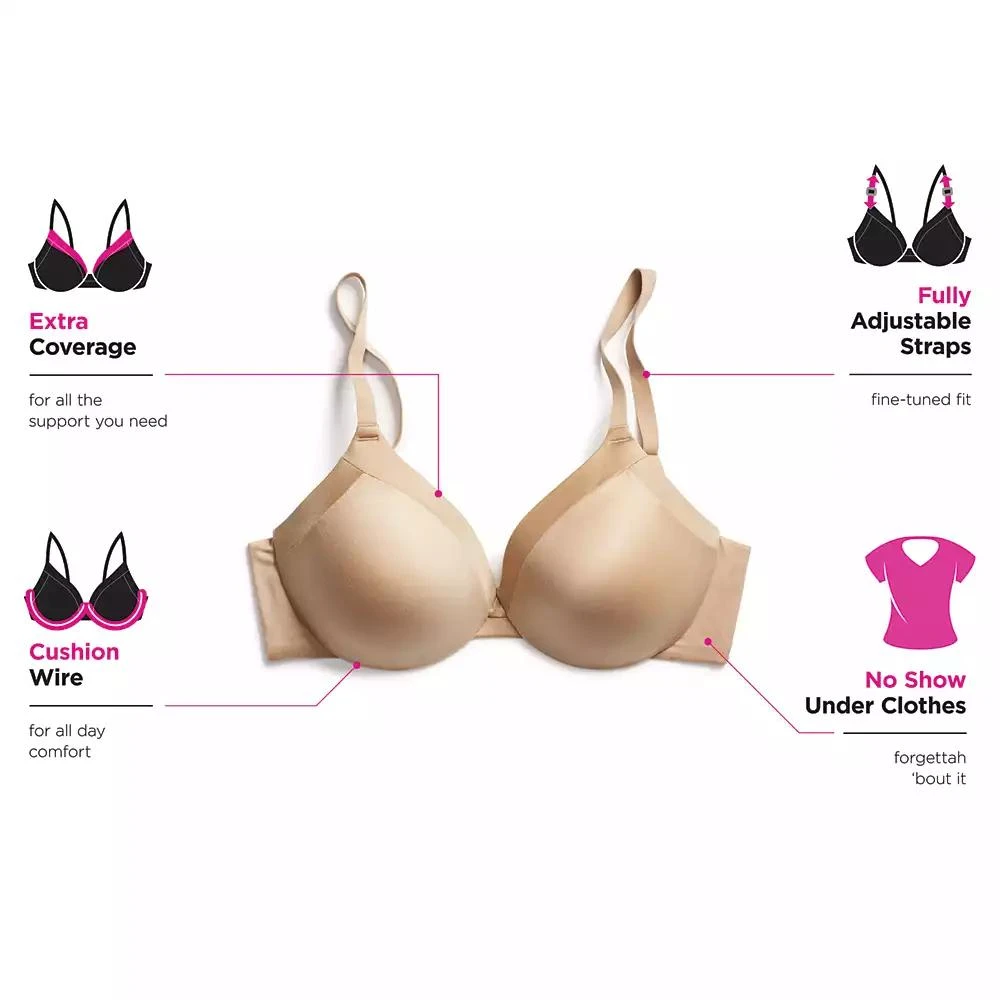 Maidenform Comfort Devotion Extra Coverage Shaping Underwire Bra 94 3