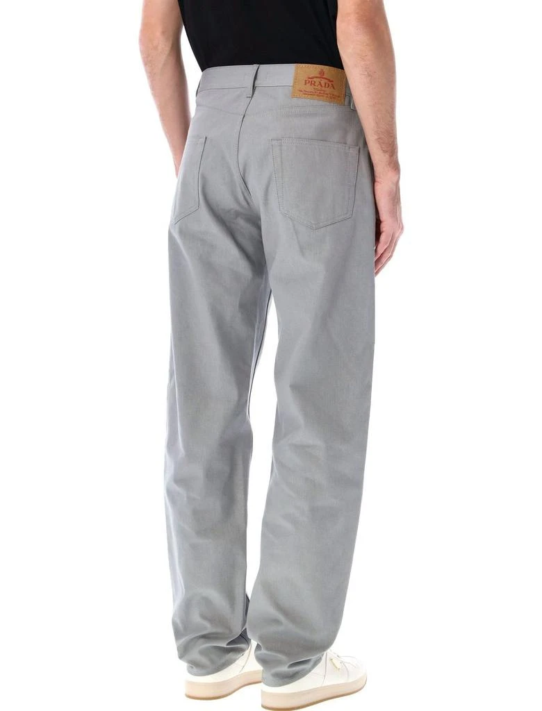 Prada Prada Logo Patch Low-Rise Jeans 2