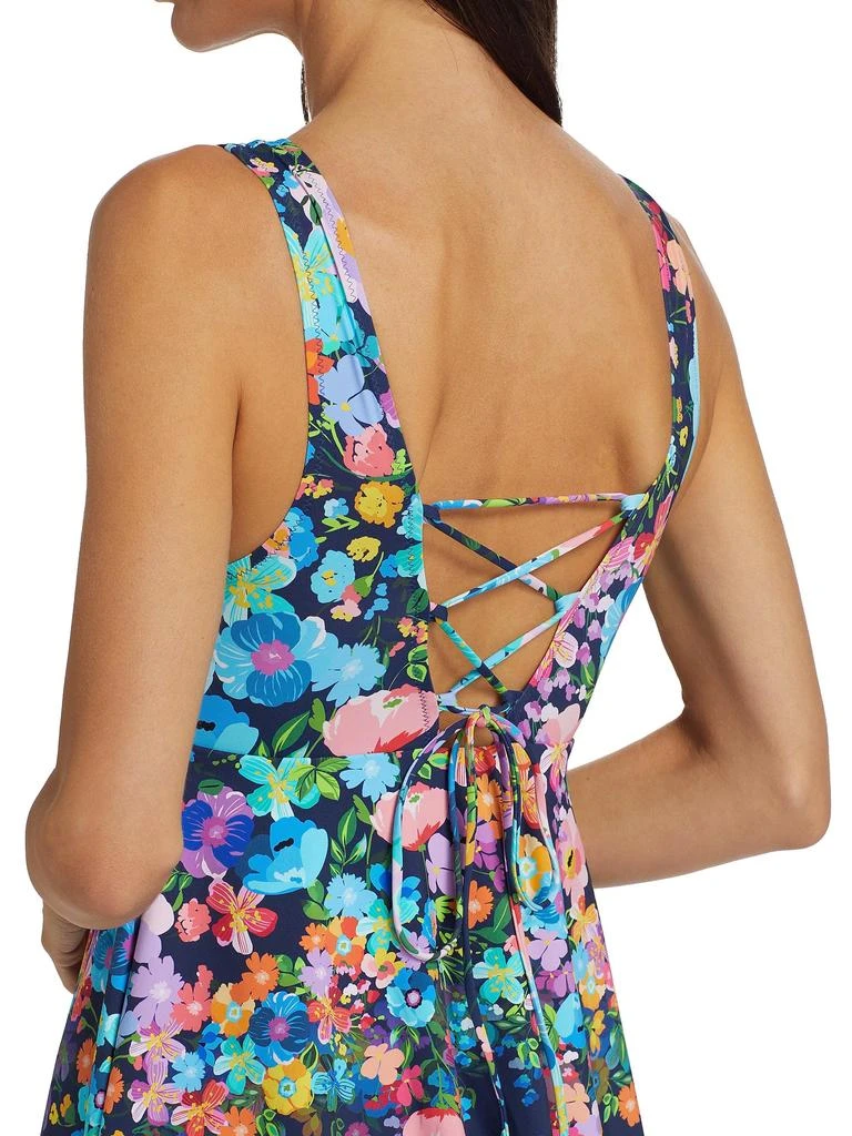 Johnny Was Back-Tie Skirted One-Piece Swimsuit 3
