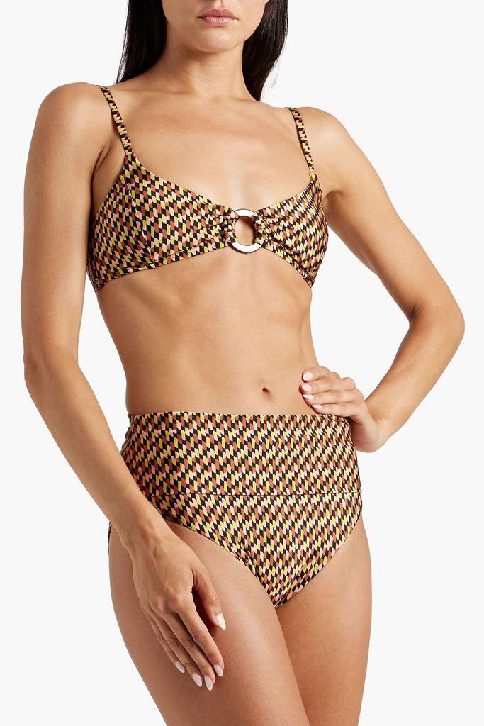 JETS AUSTRALIA by JESSIKA ALLEN Printed high-rise bikini briefs