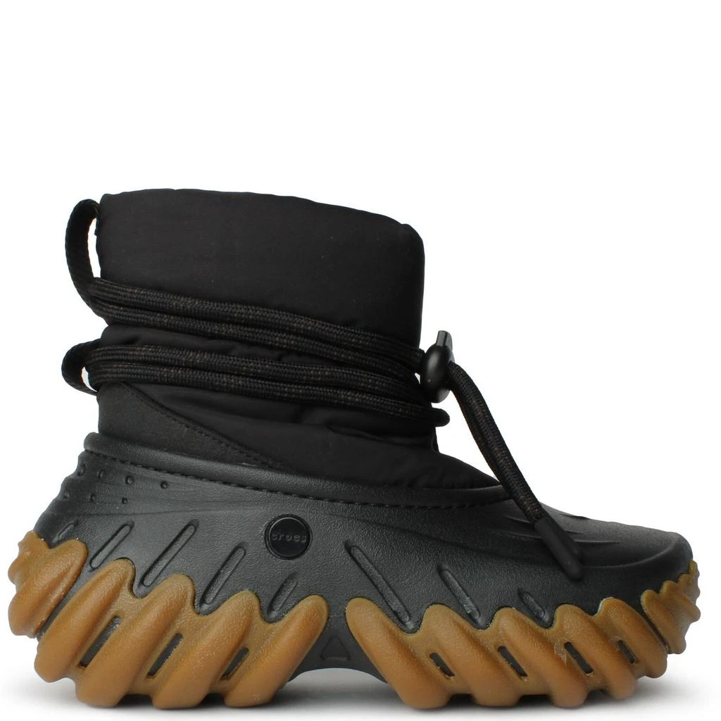 Crocs Echo 208716-0WS Combat Boots Men's US 2 Black Gum Comfort Platform ZPO2954 2