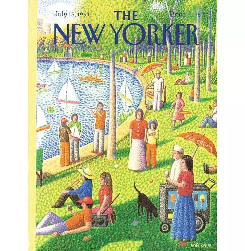 New York Puzzle Company Sunday Afternoon in Central Park 1000 Piece Puzzle 3
