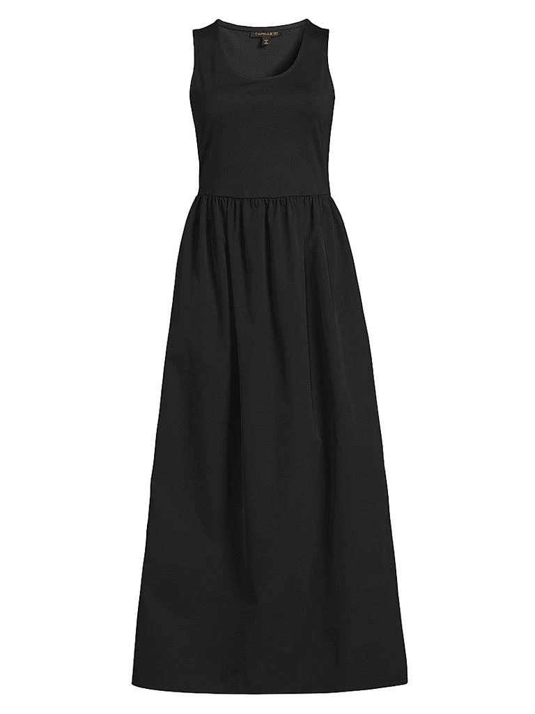 Capsule 121 The Spot Sleeveless A-Line Midi-Dress 1