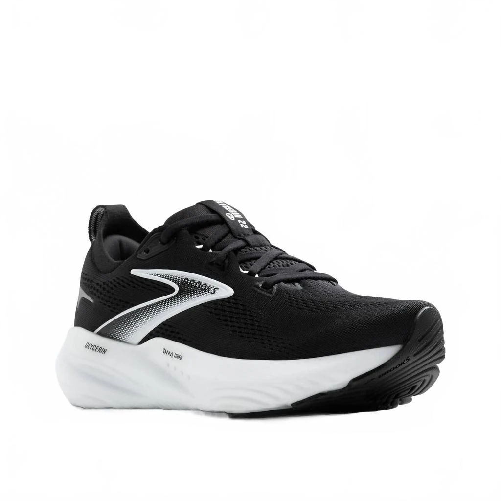 Brooks Women
s Glycerin Gts 22 Shoes - Medium In Black/grey/white 2