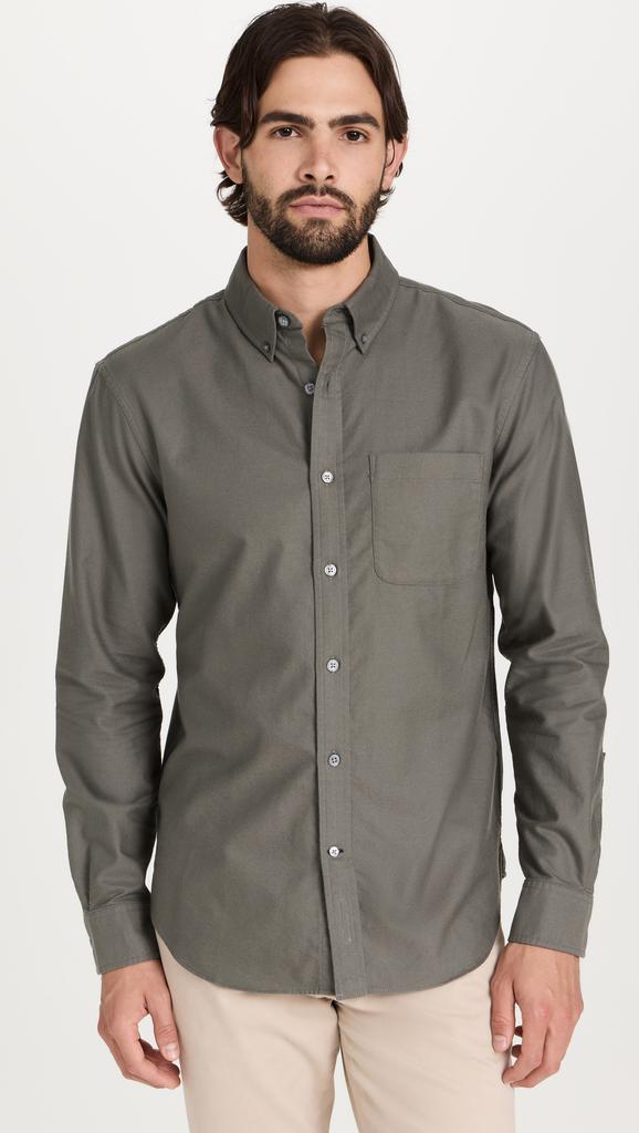 Club Monaco Solid Oxford POV Shirt