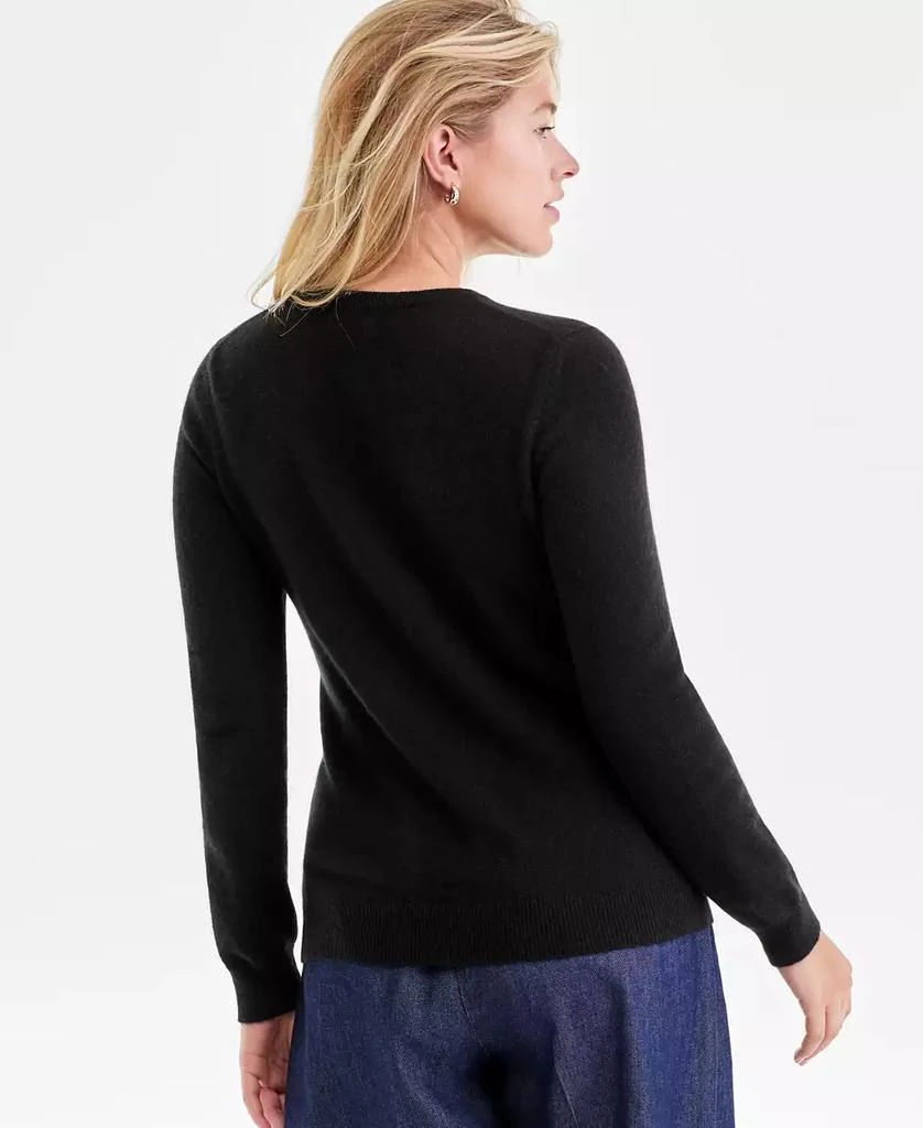 Charter Club 100% Cashmere Women's Long-Sleeve Crewneck Sweater, Created for Macy's 4