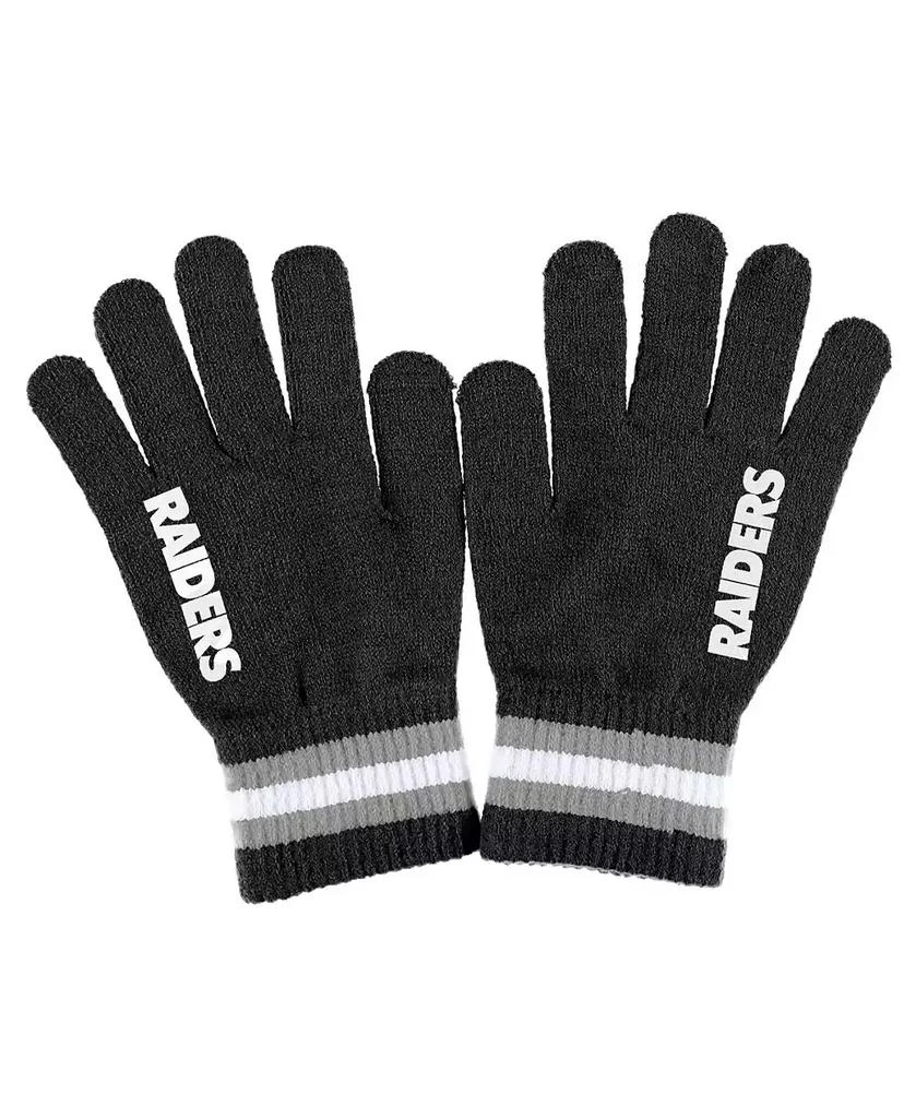 WEAR by Erin Andrews Women's Las Vegas Raiders Scarf and Glove Set 2