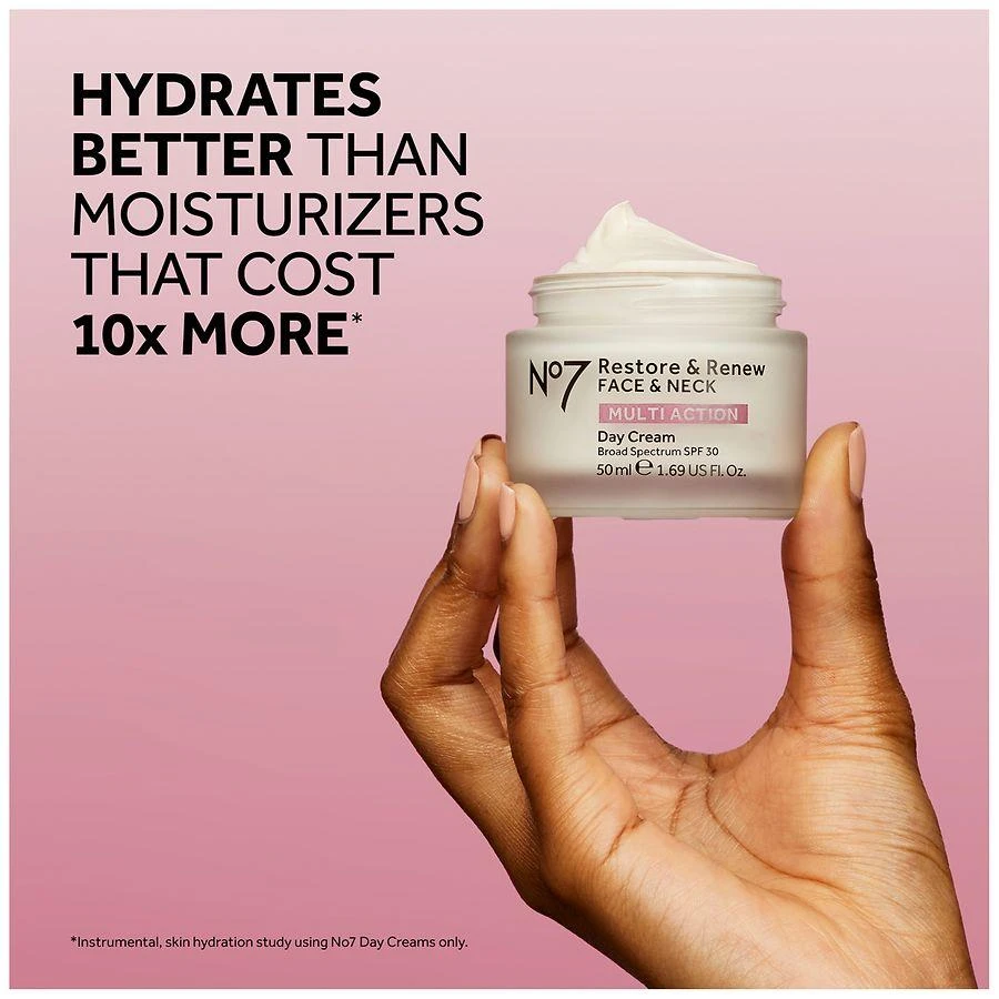 No7 Restore & Renew Multi Action Face & Neck Day Cream with SPF 30 7
