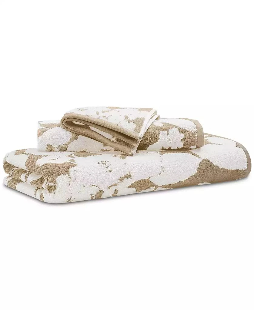 Ralph Lauren Sanders Floral Antimicrobial Cotton Washcloth, 13" x 13" 1