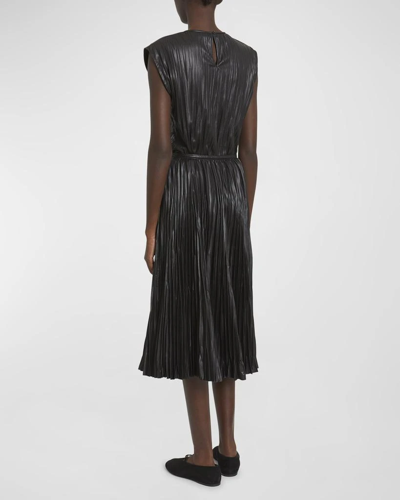 Proenza Schouler Rosalyn Pleated Faux-Leather Skirt 4