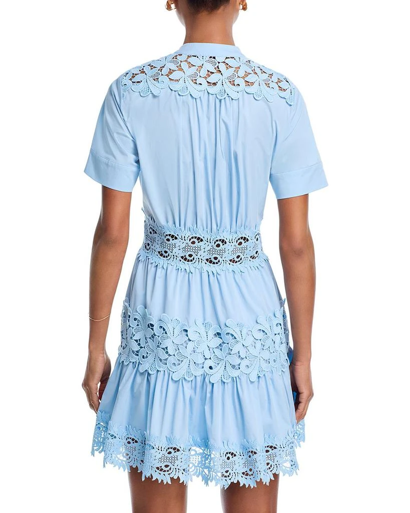 Lace Inset Poplin Shirt Dress - Exclusive  On Sale Now with Up to 40% Off  | Discover Exclusive Deals & Savings at BeyondStyle  Authentic AQUA women| dress with Limited-Time Discounts, Free