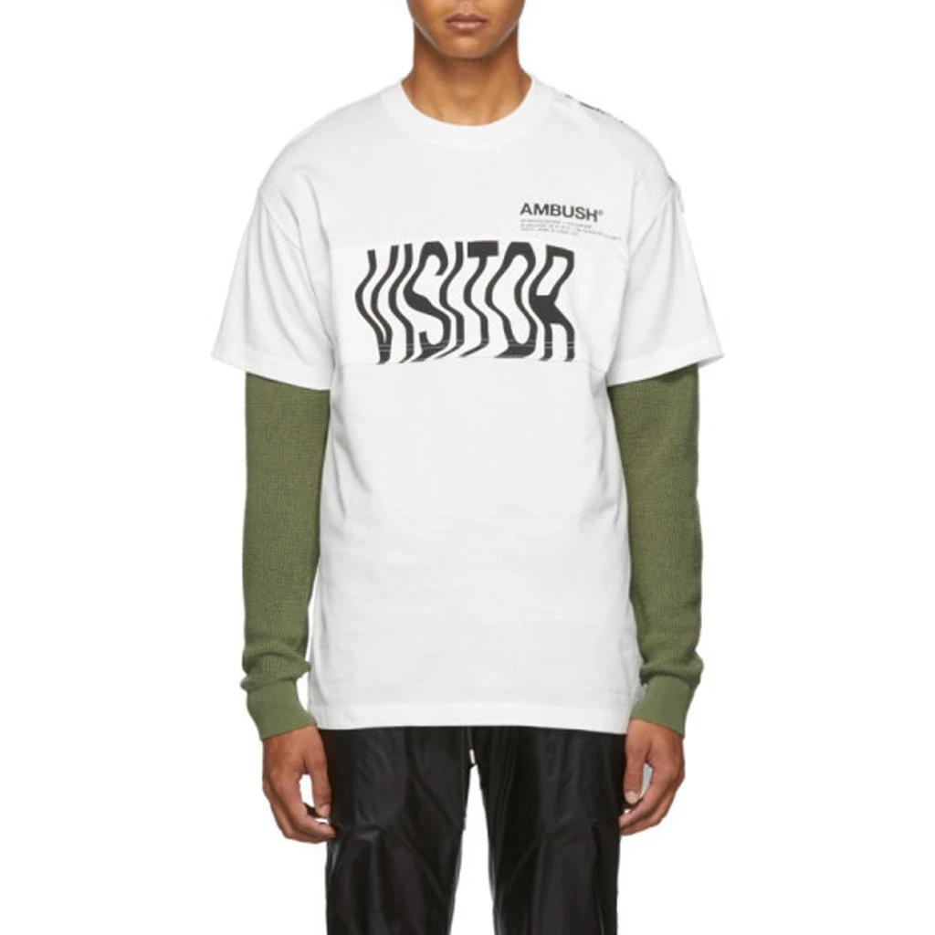 AMBUSH Ambush White Cape T-Shirt 2