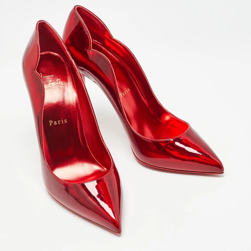 Christian Louboutin Christian Louboutin Red Patent Leather Hot Chick Pumps Size 38.5 4