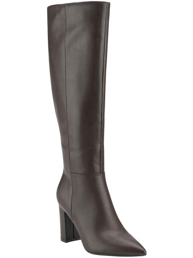 Marc Fisher Grapple Womens Faux Leather Tall Knee-High Boots 4