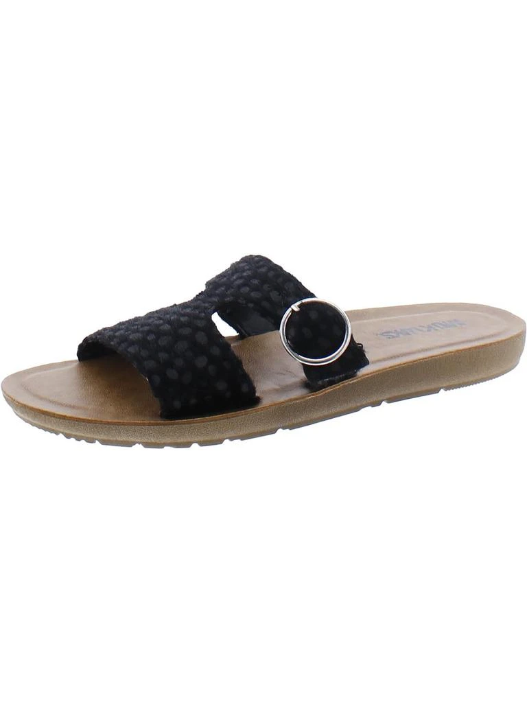 MUK LUKS Womens Suede Slide Sandals 1