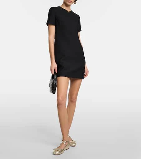 Valentino Rockstud metallic leather ballet flats 2