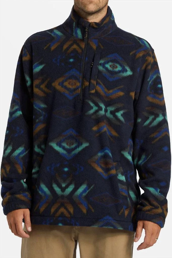 Billabong Billabong - Boundary Mock Neck Half Zip Fleece Sweatshirt 1