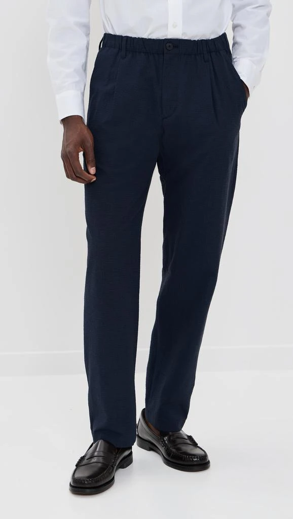 Club Monaco Elasticated Seersucker Trousers 6