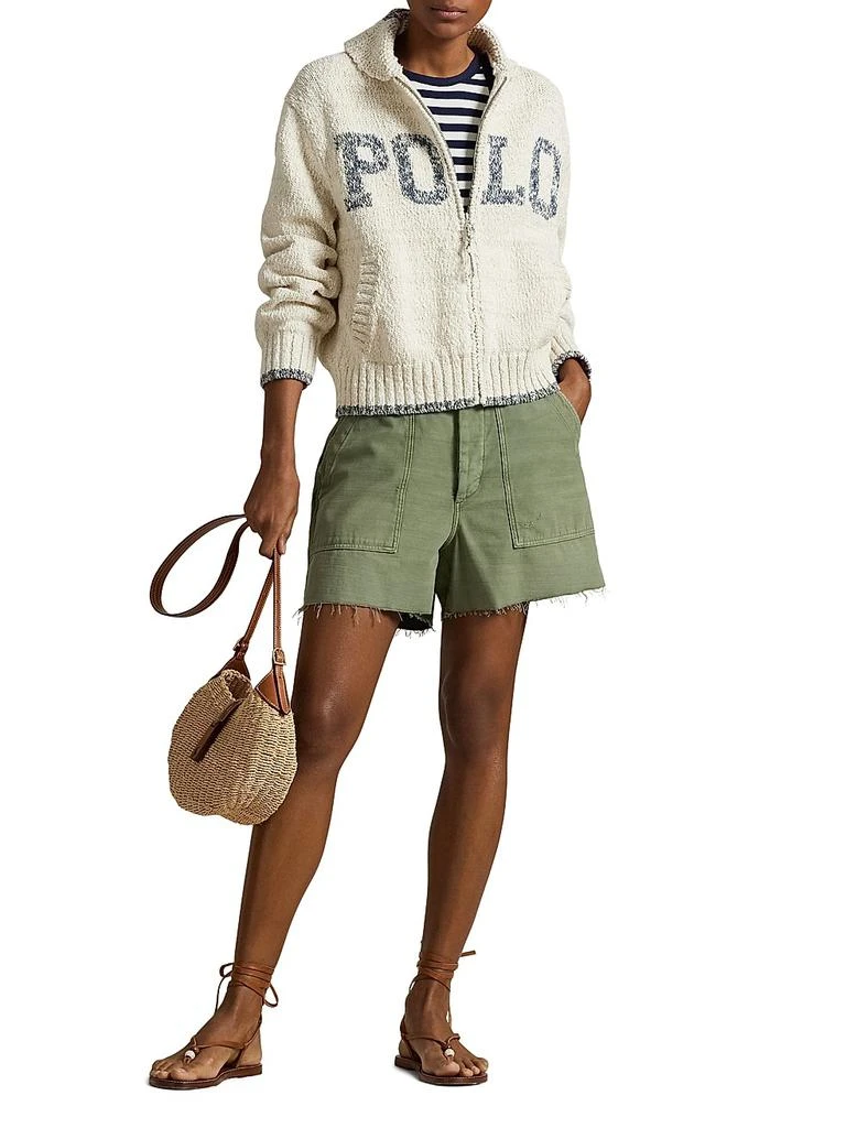 Ralph Lauren Logo Cotton-Knit Zip-Up Cardigan 2