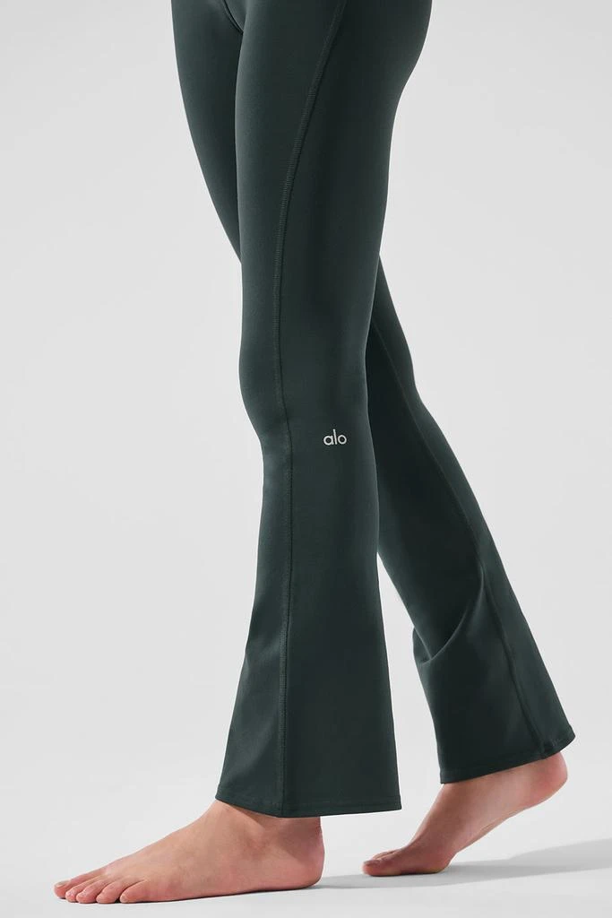 Alo Airbrush High-Waist 7/8 Bootcut Legging - Charcoal Green 5