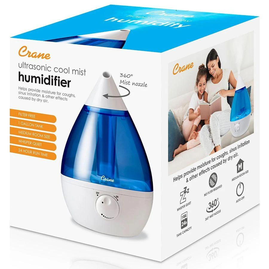 Crane Ultrasonic Cool Mist Humidifier 1 Gallon 3