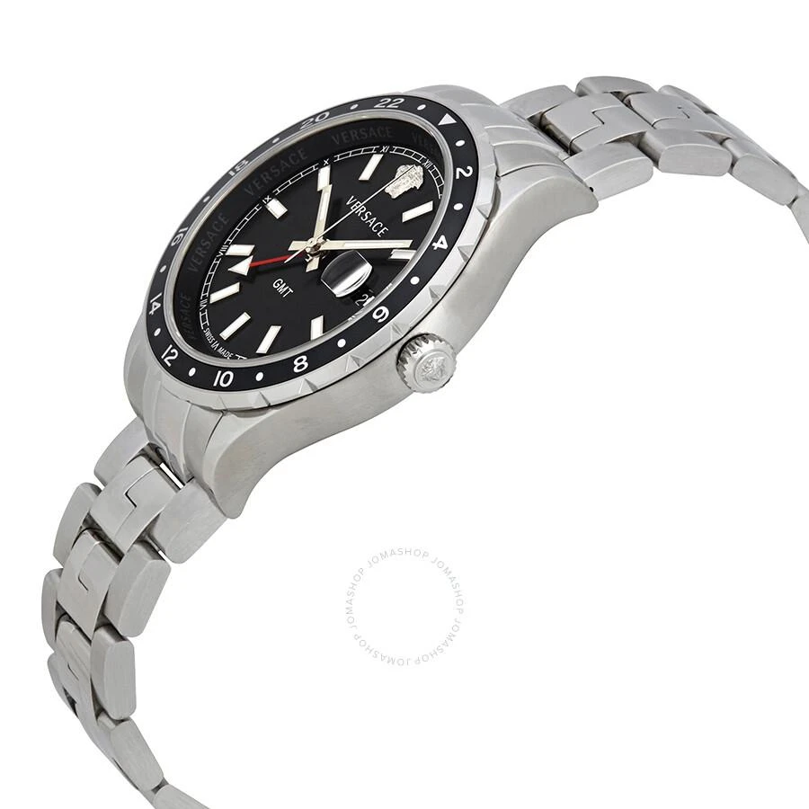 Versace Hellenyium GMT Black Dial Men's Watch V11100017 2