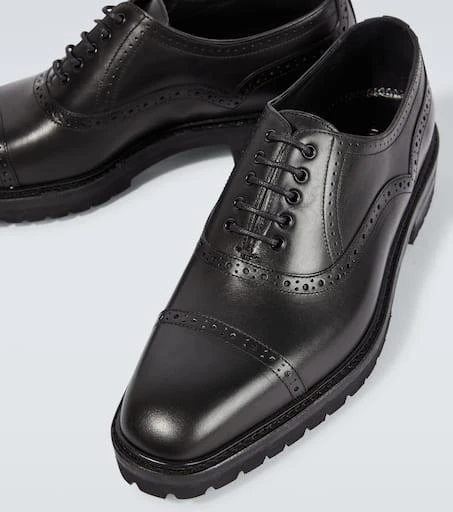 Manolo Blahnik Norton leather Oxford shoes 3