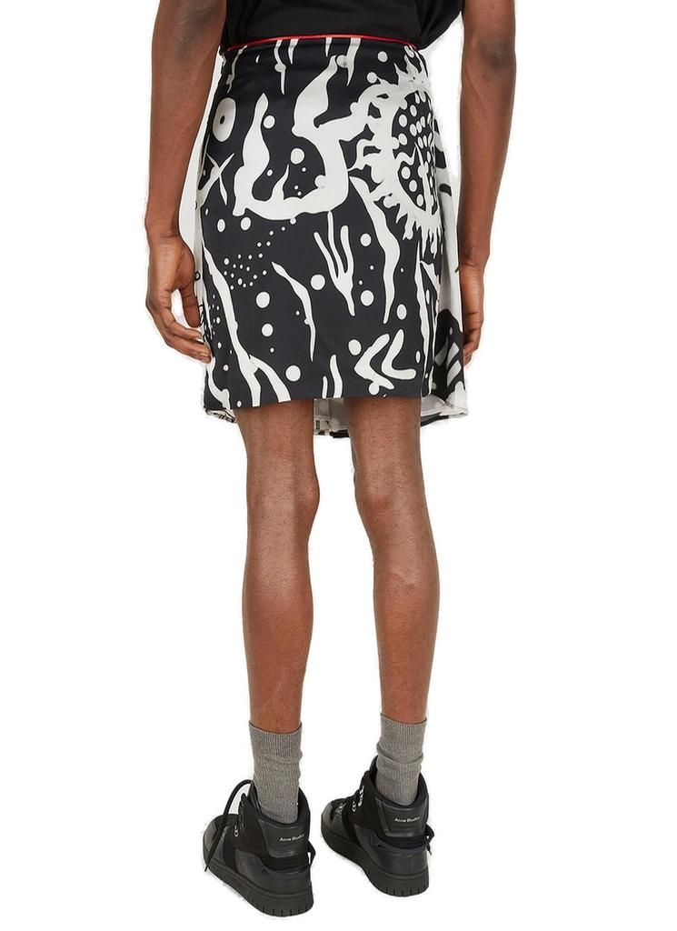 Honey Fucking Dijon Honey Fucking Dijon Fluid Asymmetric Satin Skirt