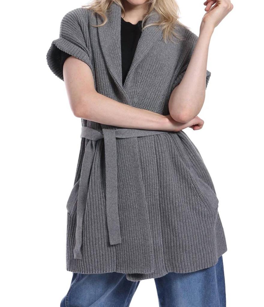 Minnie Rose Minnie Rose - Belted Cardigan