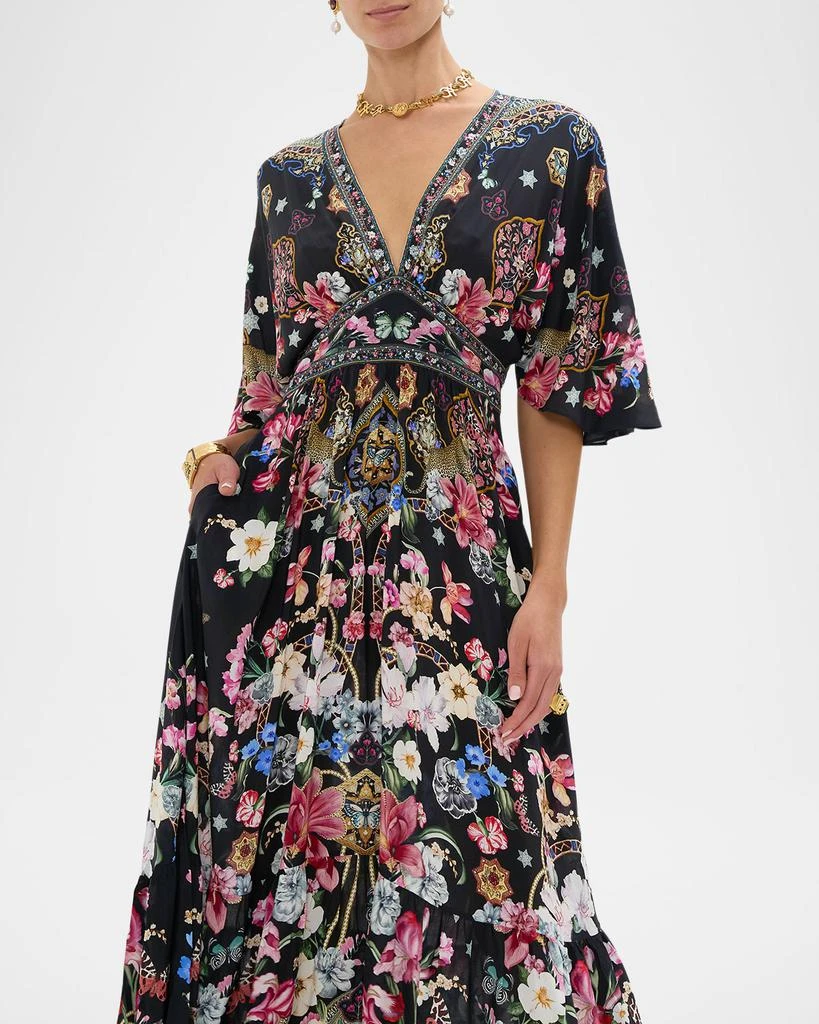 Camilla Midnight in Monserrate Ruffle-Hem Midi Dress 4